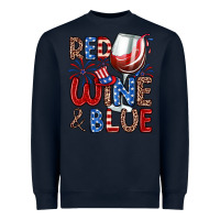 Navy red wine and blue Heavyweight Sweatshirt - Zillion Design Studio