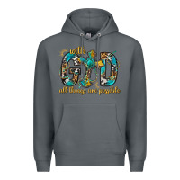 Rock With God All Things Are Possible With Cross Premium Hoodie - BundleAndBundleShop