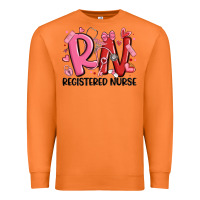Carrot rn registered nurse valentines day Premium Sweatshirt - MaliasSmallBusiness