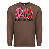 Chestnut rn registered nurse valentines day Premium Sweatshirt - MaliasSmallBusiness