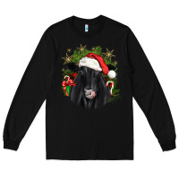 Black christmas black angus Long Sleeve Tee - JahusDesignShop