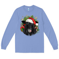 Colony Blue christmas black angus Long Sleeve Tee - JahusDesignShop