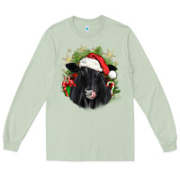Matcha christmas black angus Long Sleeve Tee - JahusDesignShop