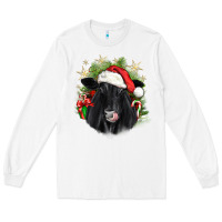 White christmas black angus Long Sleeve Tee - JahusDesignShop