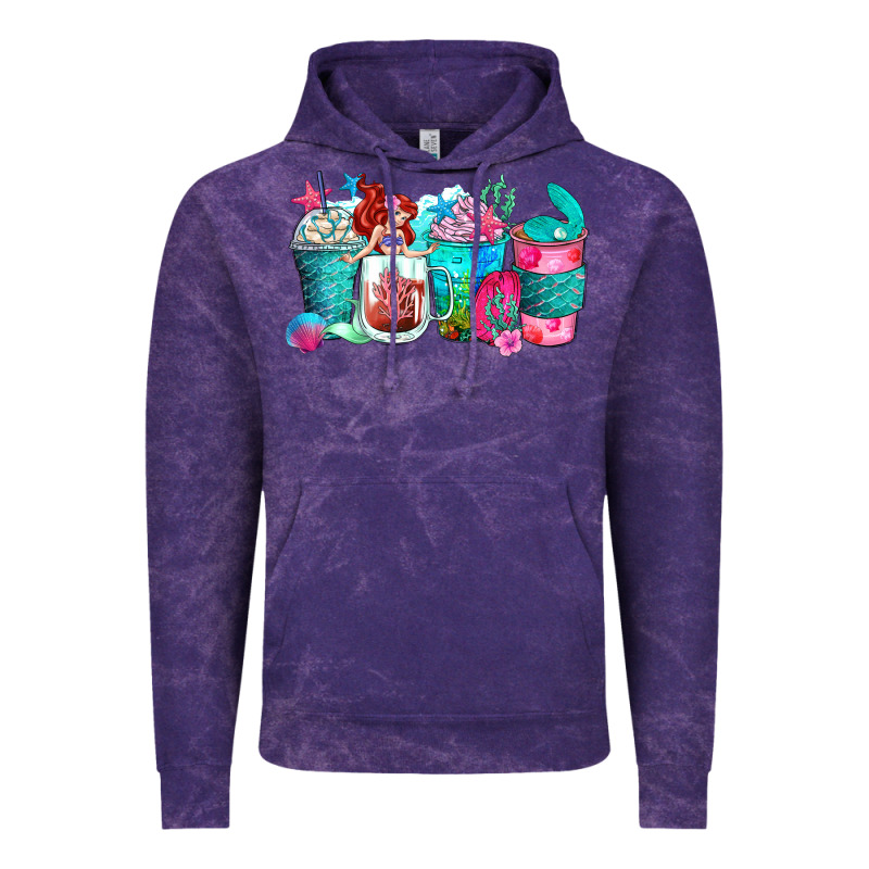 Mermaid Coffee Cups Vintage Hoodie by Zillion Design Studio | Teevron