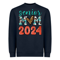 Navy senior mom 2024 tbw Heavyweight Sweatshirt - texasbilliewilder