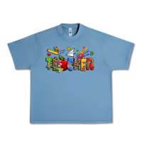 Pebble Blue autism teacher Urban Heavy Tee - Zillion Design Studio