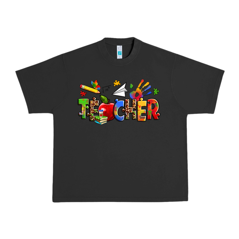 Autism Teacher Urban Heavy Tee by Zillion Design Studio | Teevron
