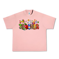 Salmon autism teacher Urban Heavy Tee - Zillion Design Studio