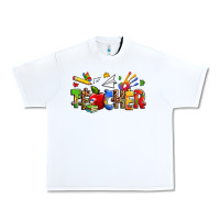 White autism teacher Urban Heavy Tee - Zillion Design Studio