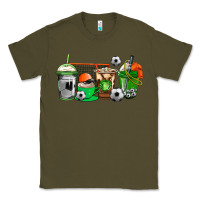 Army Green soccer coffee cups Classic Tee - AdoDesignShop