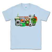 Dusty Blue soccer coffee cups Classic Tee - AdoDesignShop