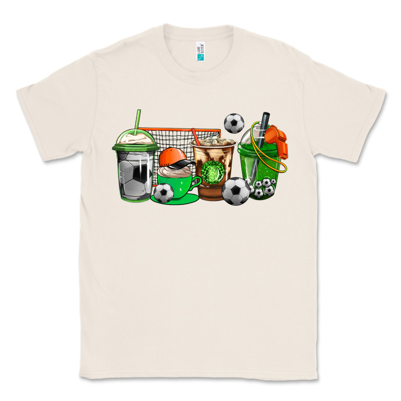 Soccer Coffee Cups Classic Tee by AdoDesignShop | Teevron