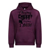 Mauve Wine Christmas Cheer I Thought You Said Christmas Beer Urban Hoodie - Bettercallsaul