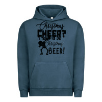 Pigment Midnight Navy Christmas Cheer I Thought You Said Christmas Beer Urban Hoodie - Bettercallsaul