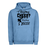 Pigment Pebble Blue Christmas Cheer I Thought You Said Christmas Beer Urban Hoodie - Bettercallsaul