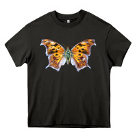 Asphalt Question Mark Butterfly Heavy Core Tee - LillyAllenDesigns