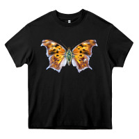 Black Question Mark Butterfly Heavy Core Tee - LillyAllenDesigns