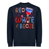 Navy red white and booze Heavyweight Sweatshirt - Zillion Design Studio