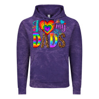 Cloud Purple i love my dads Vintage Hoodie - texasbilliewilder