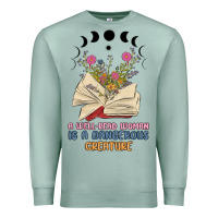Seafoam a well read woman is a dangerous creature Premium Sweatshirt - MaliasSmallBusiness