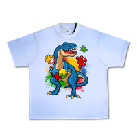 Grape Ice autism trex Urban Heavy Tee - Zillion Design Studio