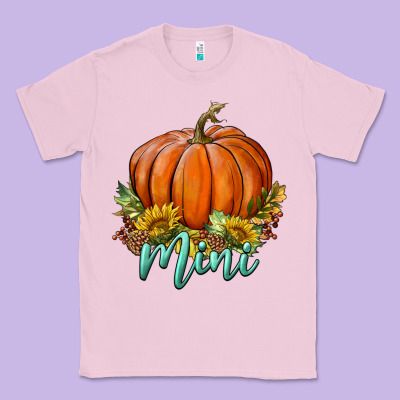 Pumpkin Mini Classic Tee Designed By Bundleandbundleshop