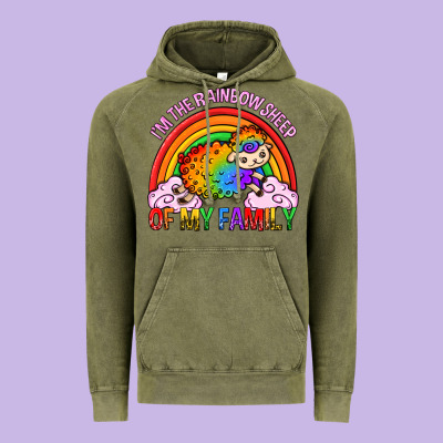 Vintage Hoodie i m the rainbow sheep of my family pride lgbtq