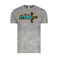 Cloud Rock she i̇s strong western cross Vintage Tee - RanaPortraitStore