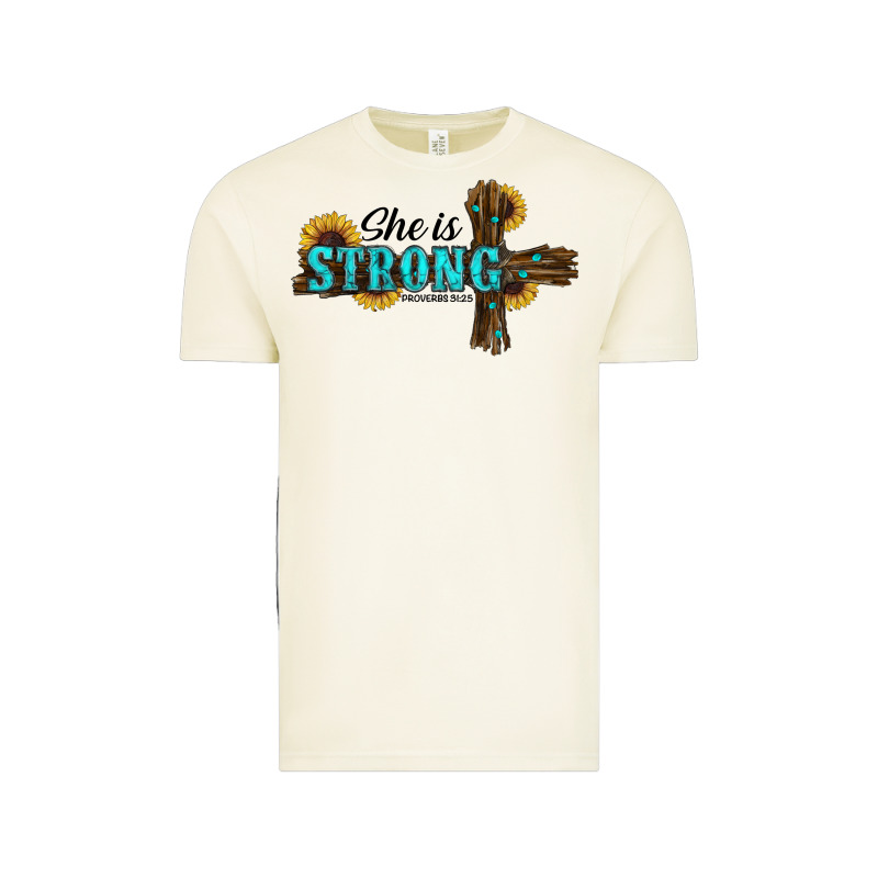 She İs Strong Western Cross Vintage Tee by RanaPortraitStore | Teevron