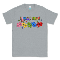 Heather Grey you are loved autism Classic Tee - JahusDesignShop