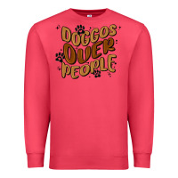 Cardinal doggos over people Premium Sweatshirt - MaliasSmallBusiness