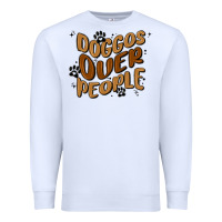 White doggos over people Premium Sweatshirt - MaliasSmallBusiness