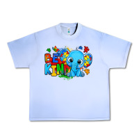 Grape Ice be kind autism elephant Urban Heavy Tee - Zillion Design Studio