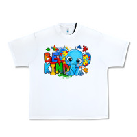 White be kind autism elephant Urban Heavy Tee - Zillion Design Studio