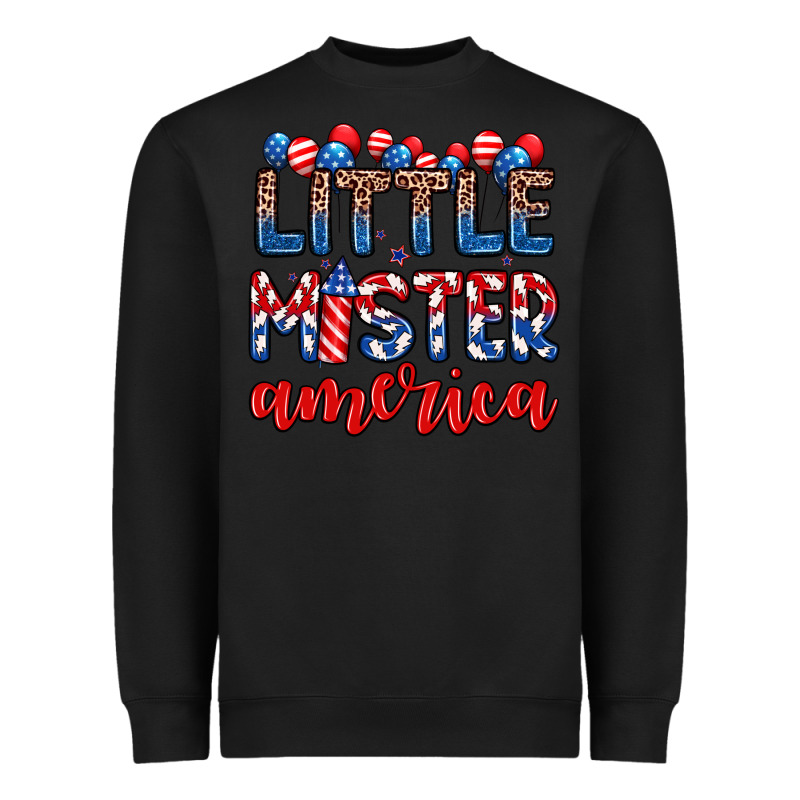 Little Mister America Heavyweight Sweatshirt by Zillion Design Studio | Teevron