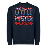 Navy little mister America Heavyweight Sweatshirt - Zillion Design Studio