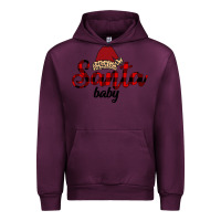 Mauve Wine Santa Baby Urban Hoodie - Bettercallsaul