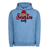 Pigment Pebble Blue Santa Baby Urban Hoodie - Bettercallsaul