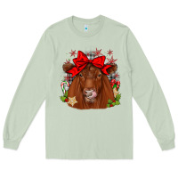 Matcha christmas red angus Long Sleeve Tee - JahusDesignShop