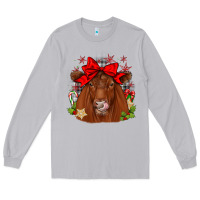 Moon Dust christmas red angus Long Sleeve Tee - JahusDesignShop