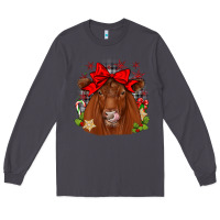 Smoke christmas red angus Long Sleeve Tee - JahusDesignShop