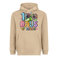 Mushroom 100 days of school cheer Heavyweight Hoodie - MaliasSmallBusiness