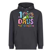 100 Days Of School Cheer Heavyweight Hoodie | Teevron
