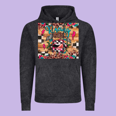 Racing Girl Vintage Hoodie Designed By Jahusdesignshop