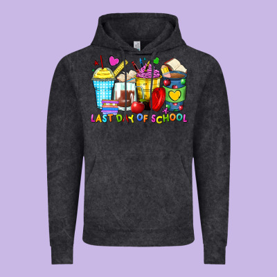 Last Day Of School Coffee Cups Vintage Hoodie Designed By Zillion Design Studio