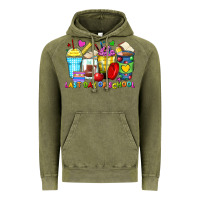 Vintage Olive last day of school coffee cups Vintage Hoodie - Zillion Design Studio