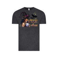 Vintage Black Black Witch Vibes Vintage Tee - texasbilliewilder