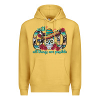 Antique Gold With God All Things Are Possible With Sombrero Sku Premium Hoodie - BundleAndBundleShop