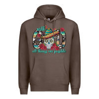 Coffee With God All Things Are Possible With Sombrero Sku Premium Hoodie - BundleAndBundleShop